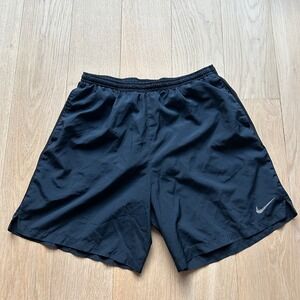 Nike‎ Dri-FIT Running Basketball Yoga Shorts Large Blue 5" Inseam Athletic Gym